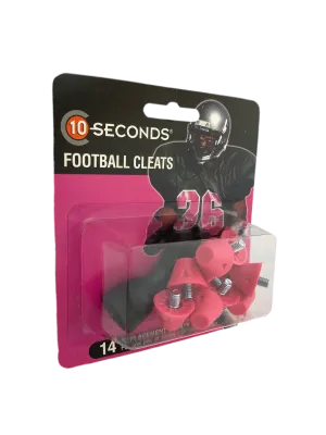 10 Seconds® Football Cleats 1/2" | Dark Pink