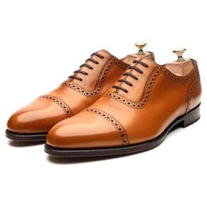 1880 Export Grade 'Trinity' Tan Brown Leather Oxford Brogues UK 8.5 F