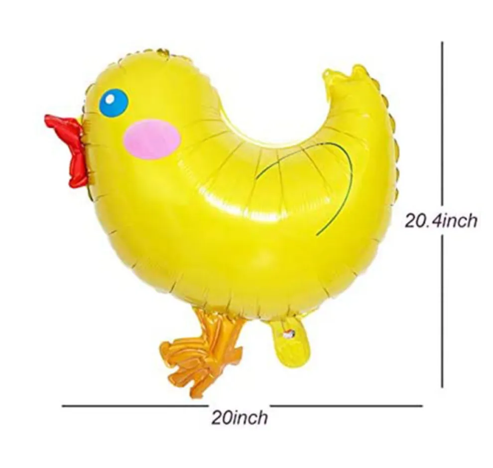 20" Chick Foil Balloon Little Yellow Chicken