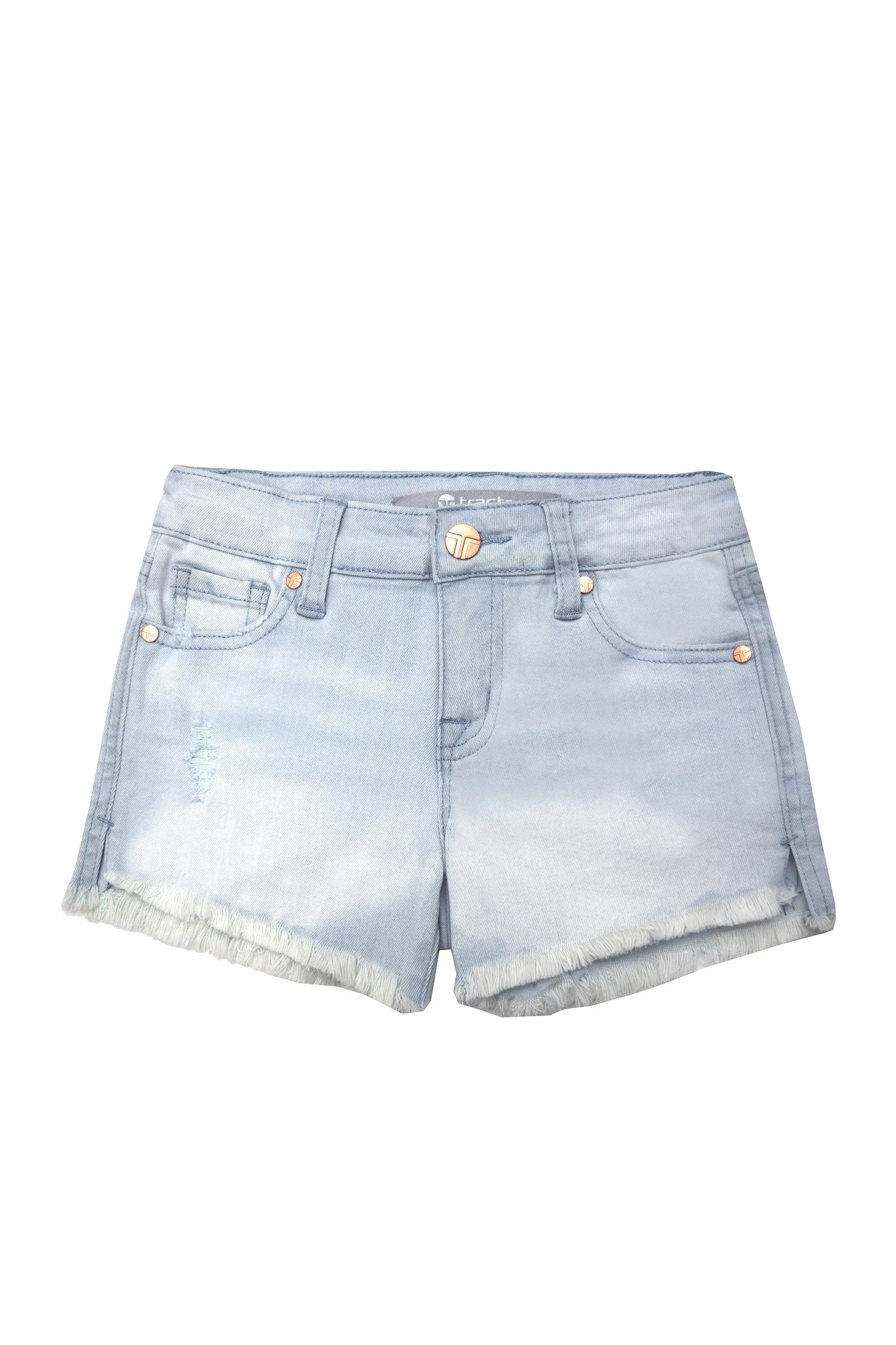 5 Pkt Hi-Low Short W/ Side Slit