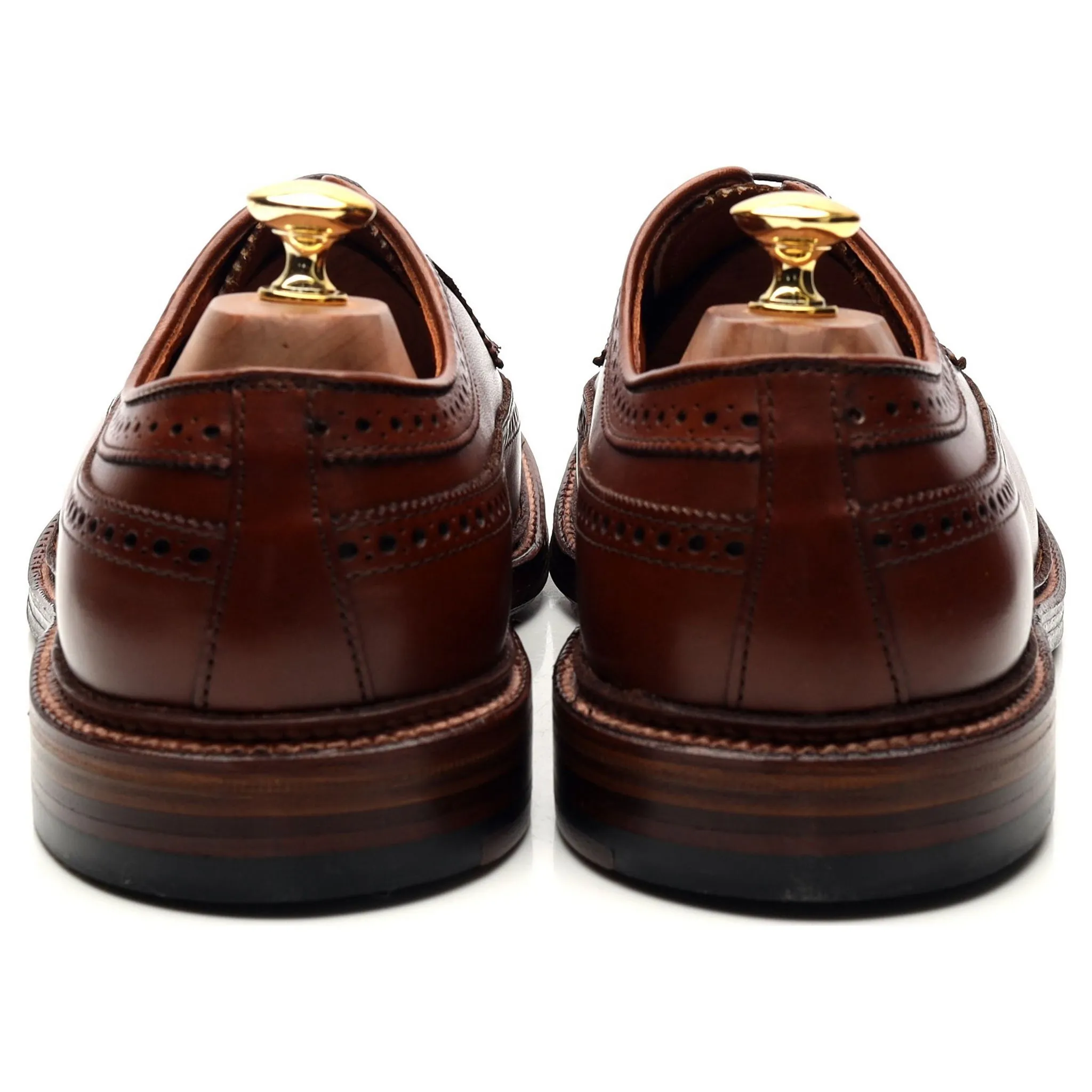 '979' Tan Brown Leather Derby Brogues UK 9.5 / UK 11.5