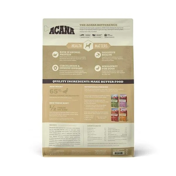 ACANA Singles Duck & Pear Recipe Grain Free Dry Dog Food