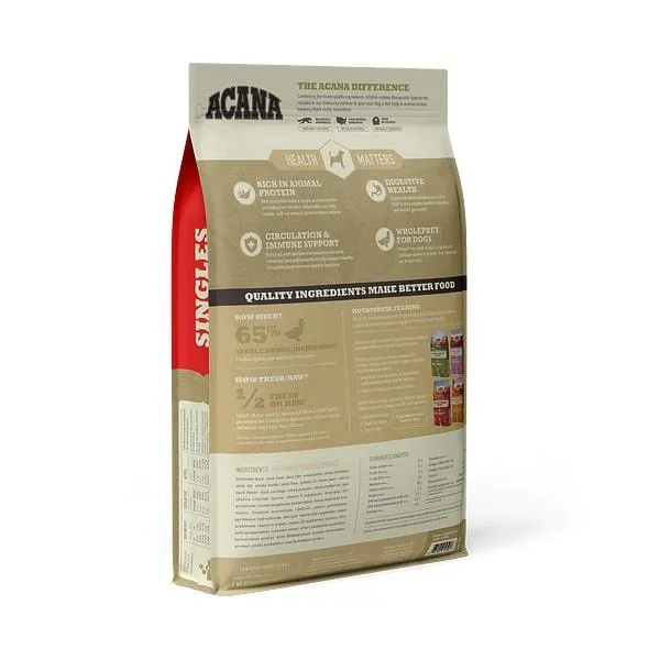 ACANA Singles Duck & Pear Recipe Grain Free Dry Dog Food