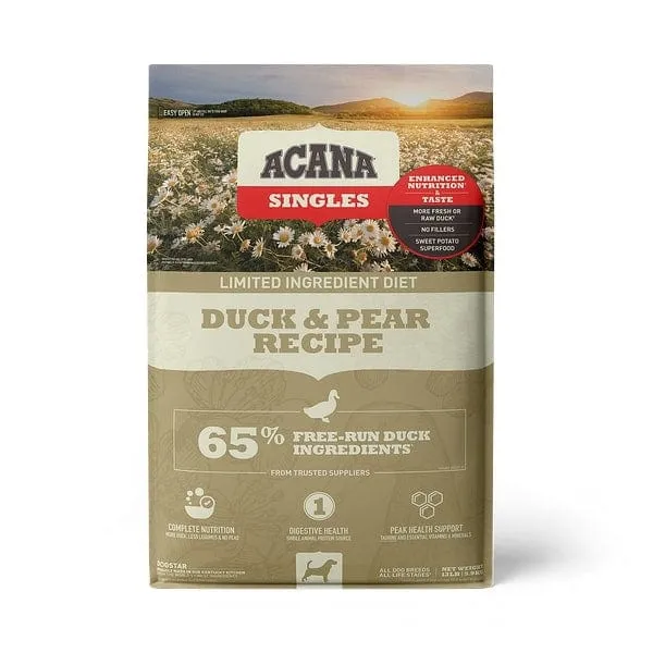 ACANA Singles Duck & Pear Recipe Grain Free Dry Dog Food