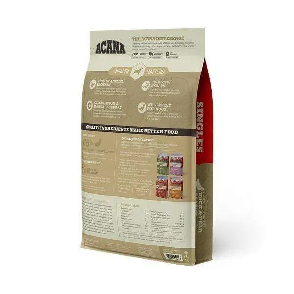 ACANA Singles Duck & Pear Recipe Grain Free Dry Dog Food