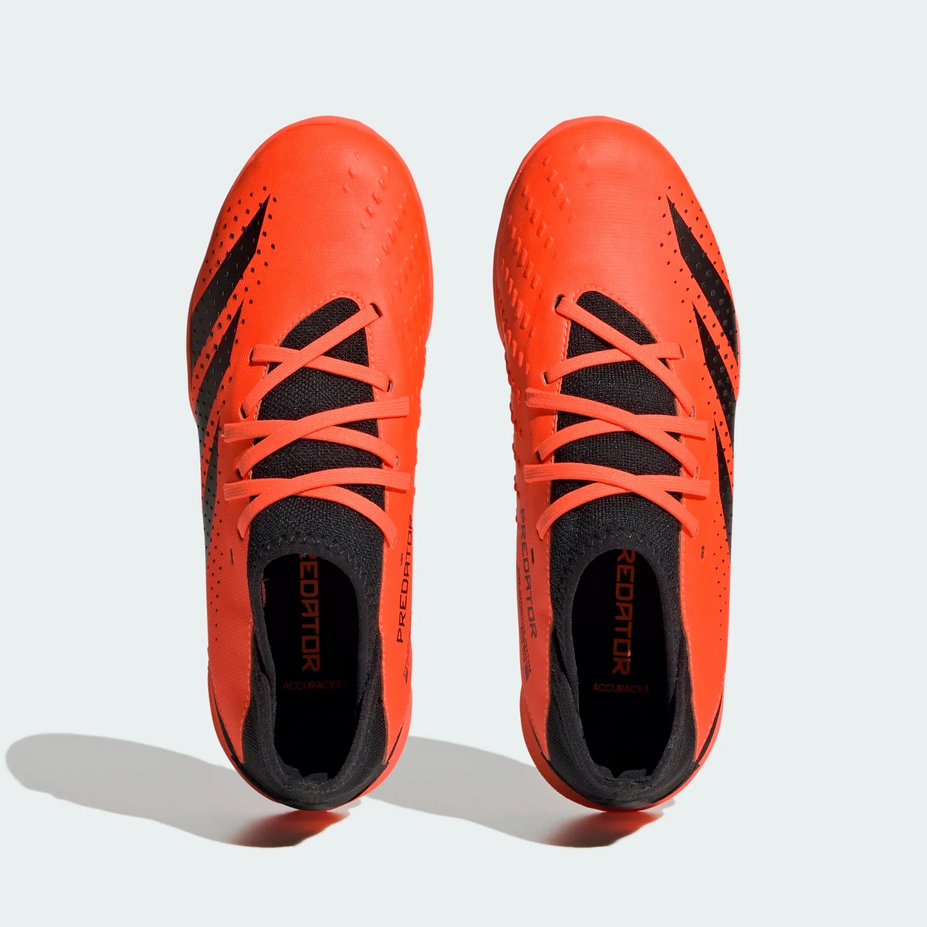 adidas Predator Accuracy.3 TF Junior Turf Soccer Cleats - Team Solar Orange / Core Black / Core Black