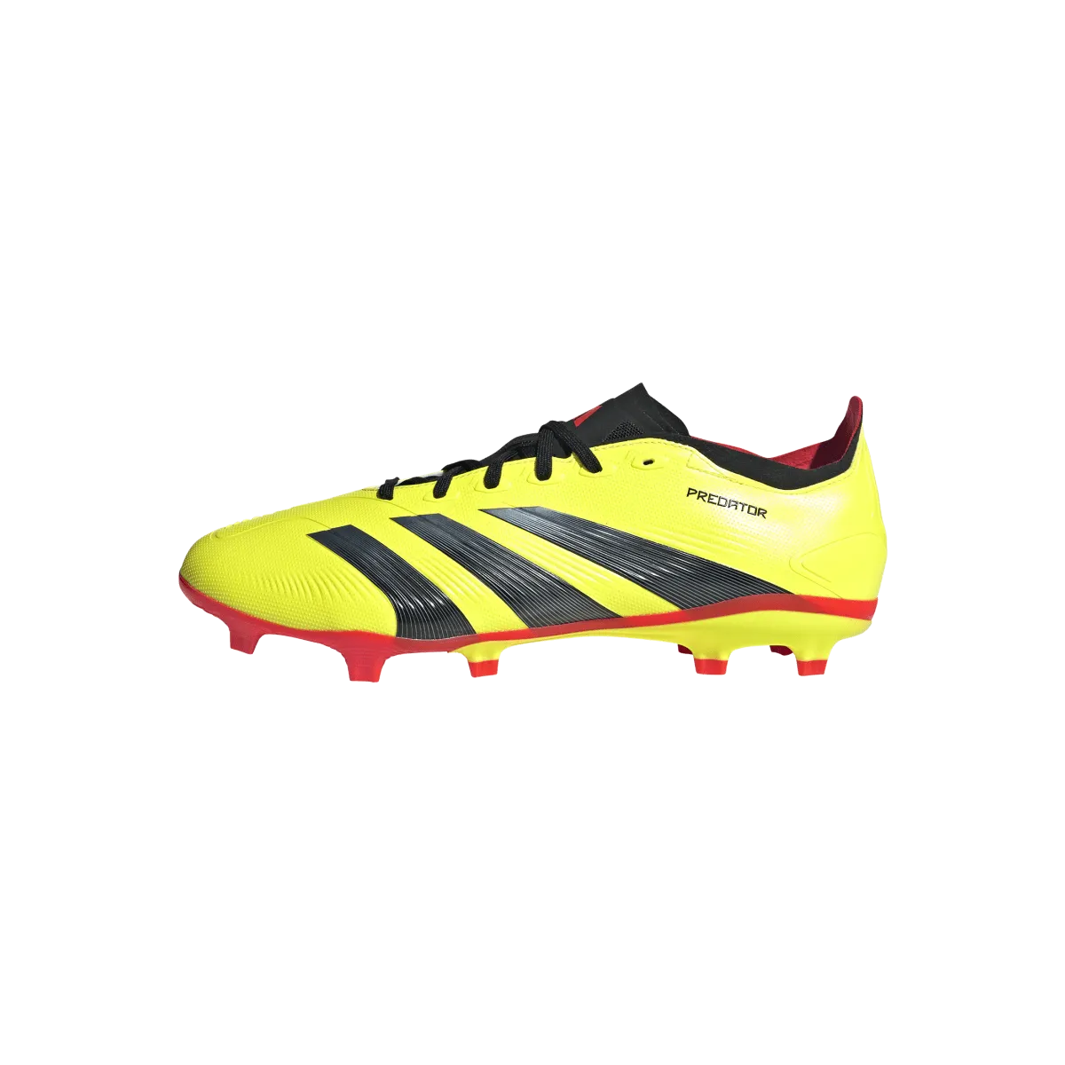 adidas Predator League Firm Ground Adult Soccer Cleats IG7761 Yellow/Black/Solar Red