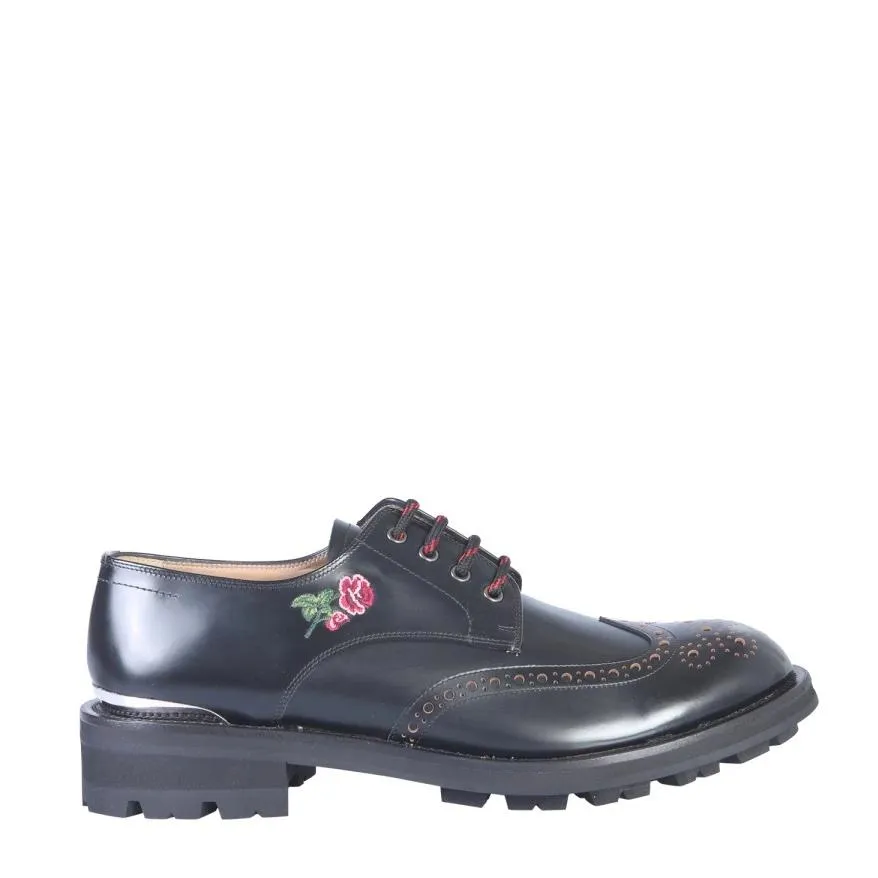 Alexander McQueen Floral Detail Brogues