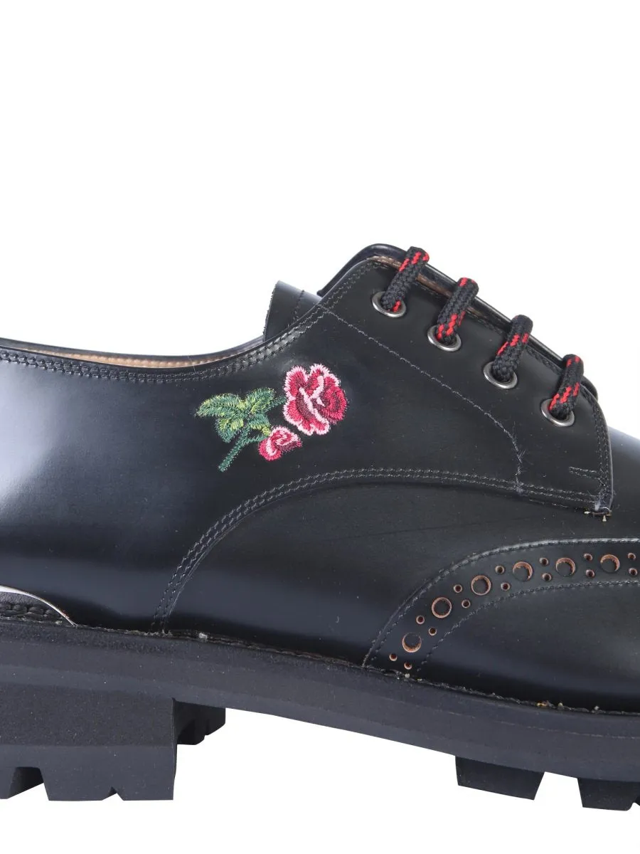 Alexander McQueen Floral Detail Brogues