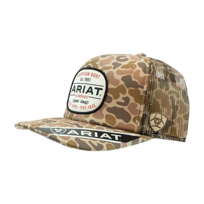 Ariat Duck Camo Patch Cap