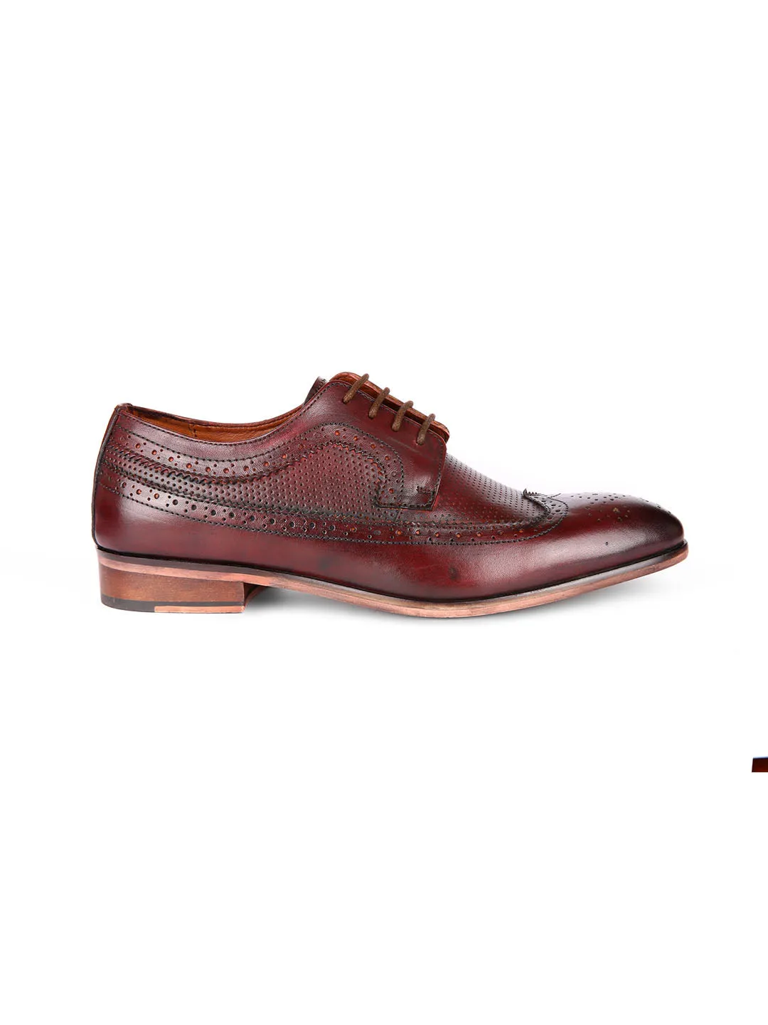 Bastian Cherry Brogues