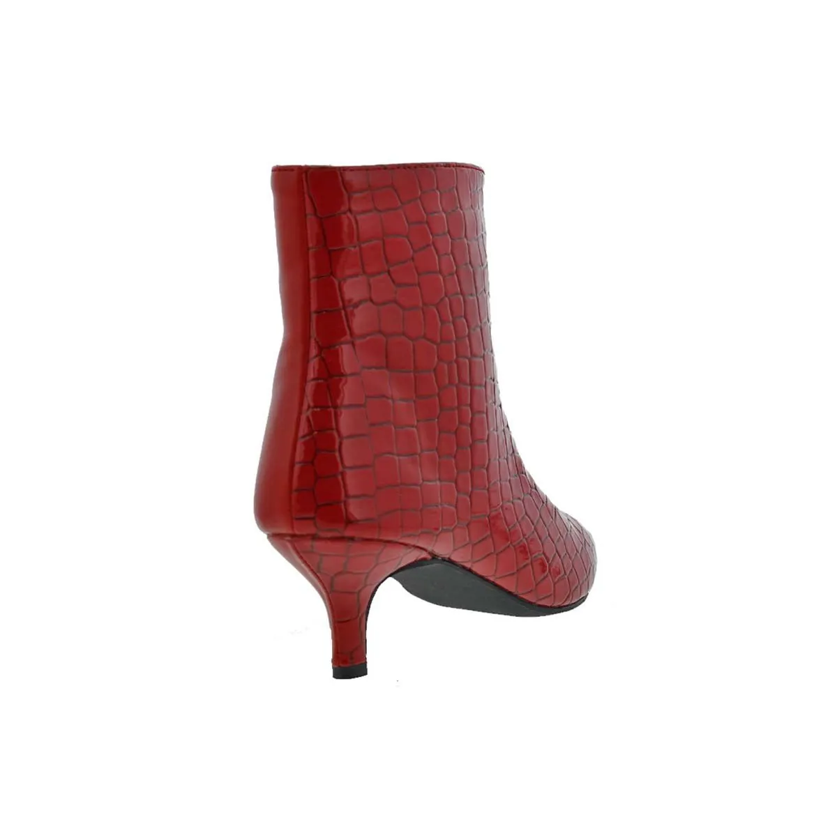 Bellini Vegas Women Pump Bootie In Red Croc Combo