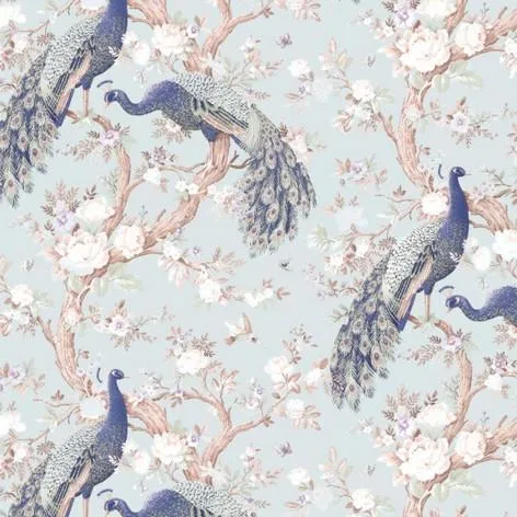 Belvedere Duck Egg Wallpaper