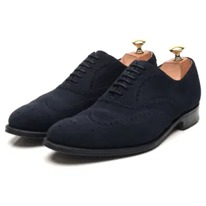 'Berlin' Navy Blue Suede Brogues UK 6 G