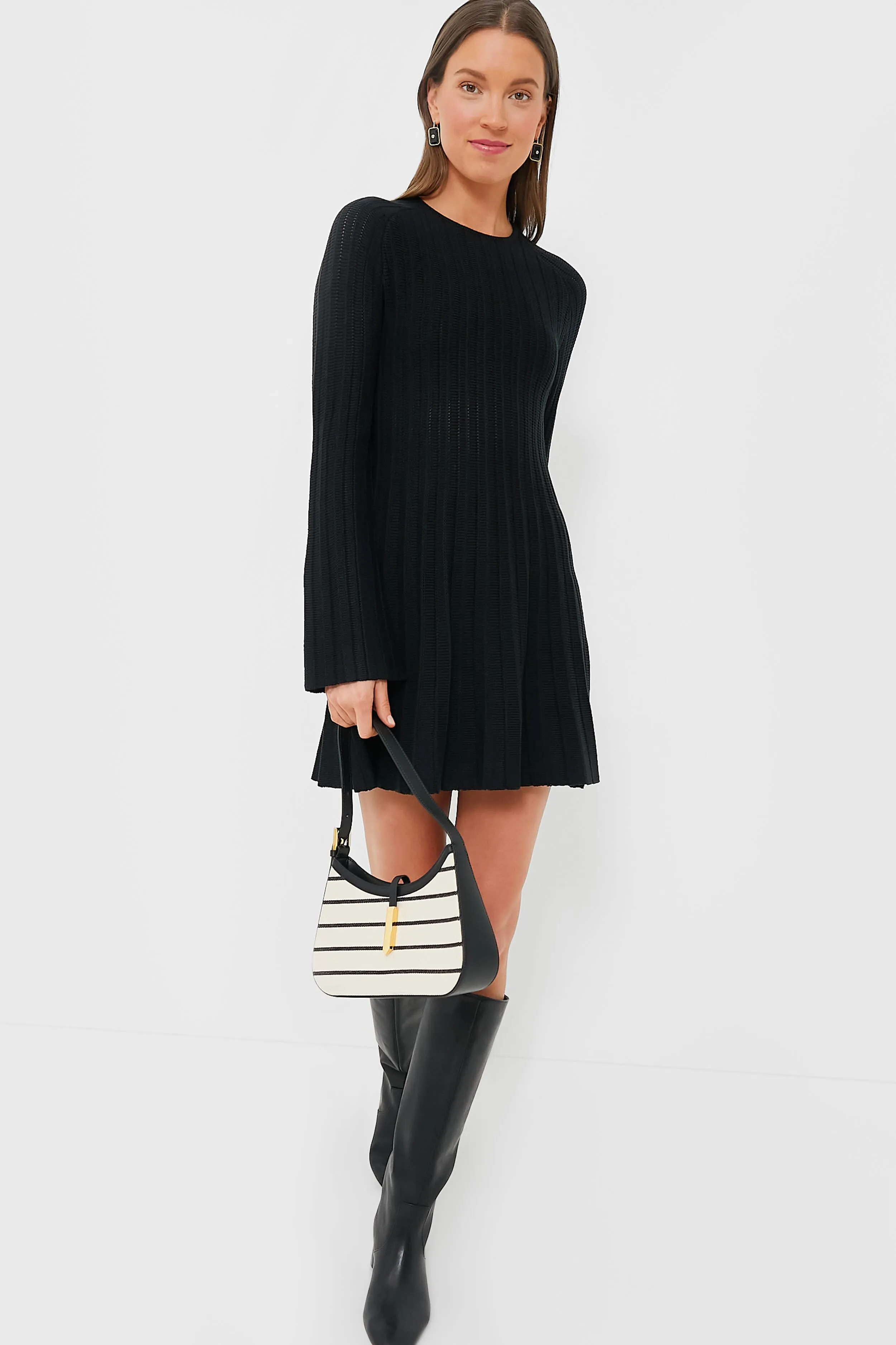 Black Adi Knit Dress