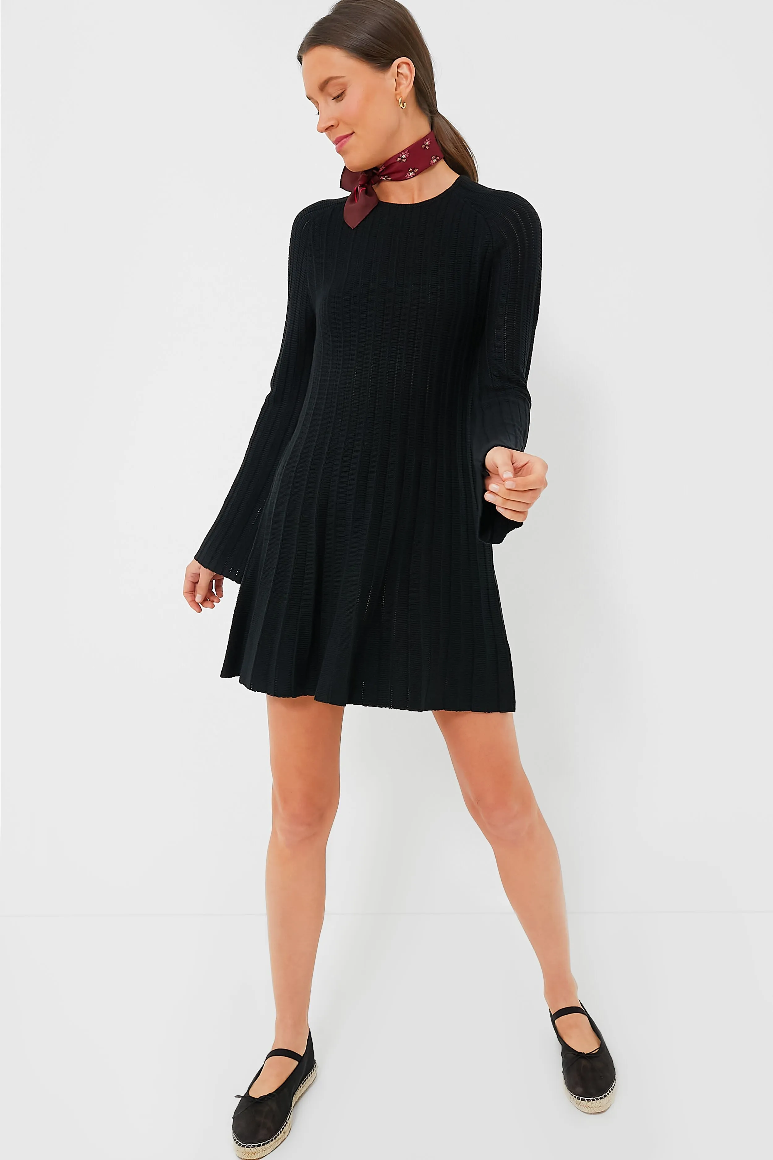 Black Adi Knit Dress