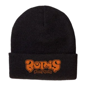 Boris "Heavy Rocks" DRI DUCK Black Embroidered Beanie