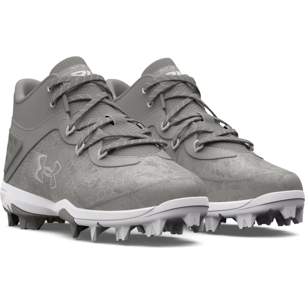 Boys' Under Armour Youth Harper 8 Mid RM Baseball Cleats