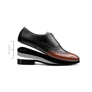 BROGUES WITH ZIP DETAIL - HEIGHT ELEVATION