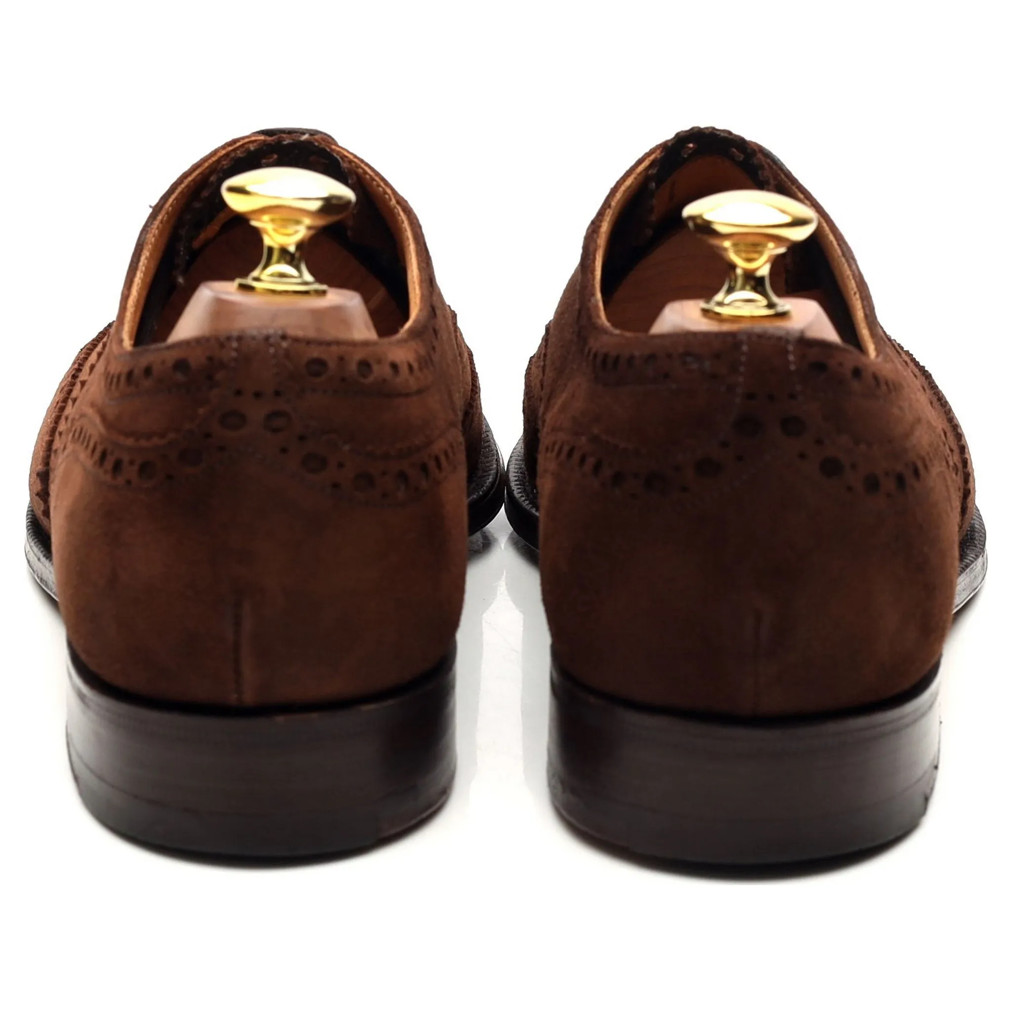 'Buck' Brown Suede Brogues UK 8.5 F