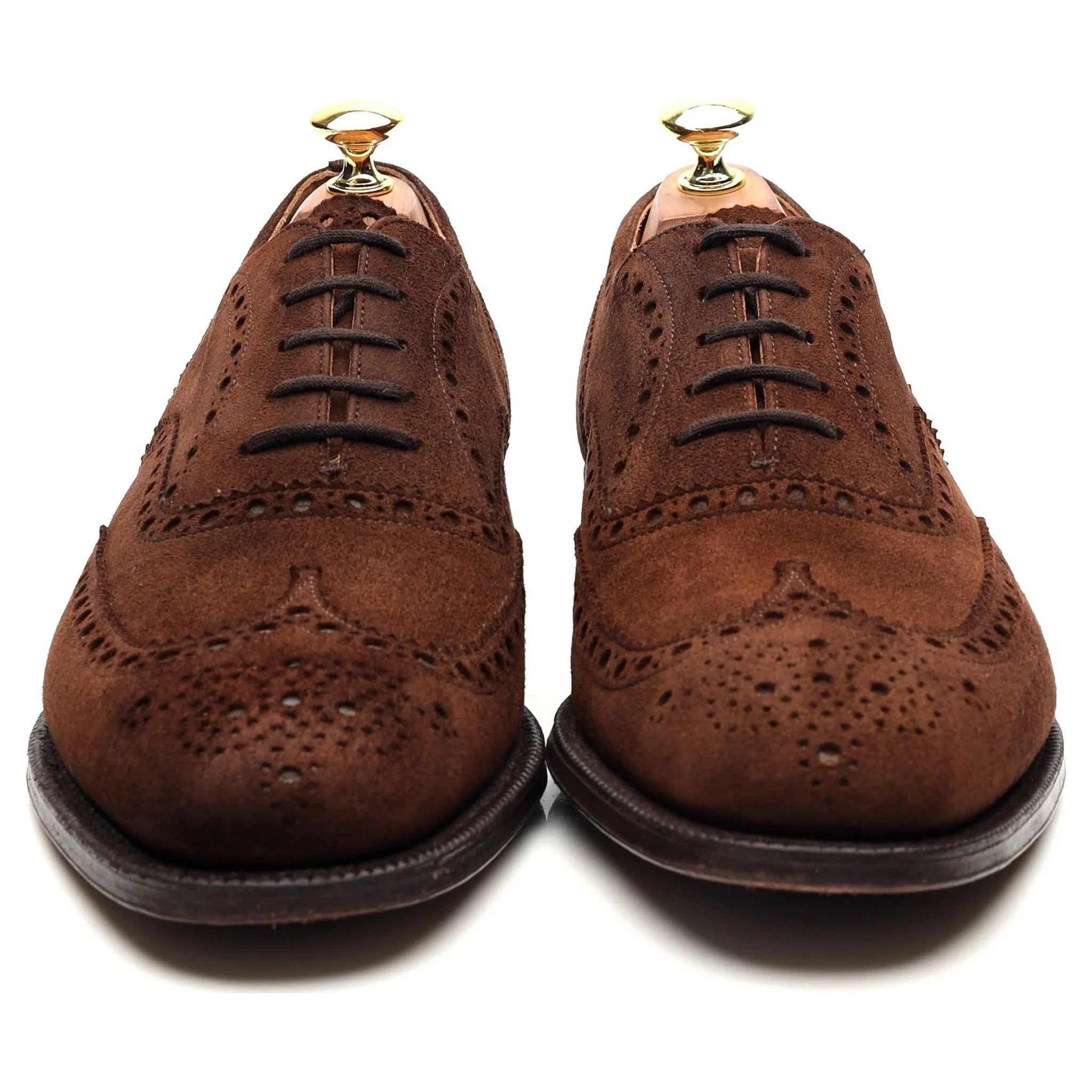 'Buck' Brown Suede Brogues UK 8.5 F