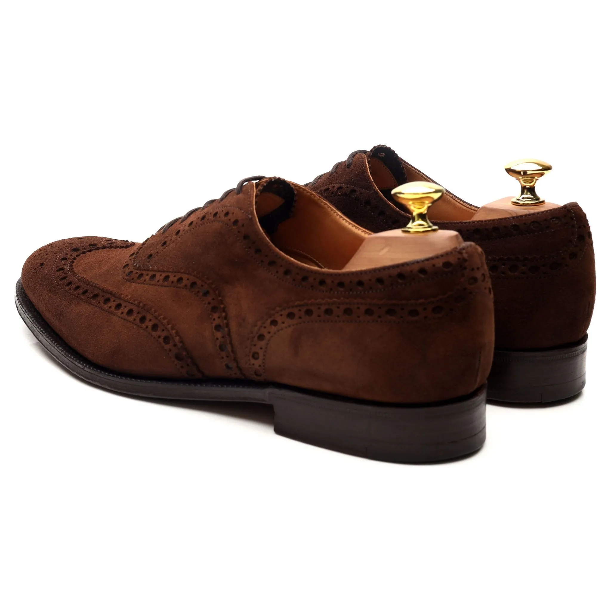 'Buck' Brown Suede Brogues UK 8.5 F