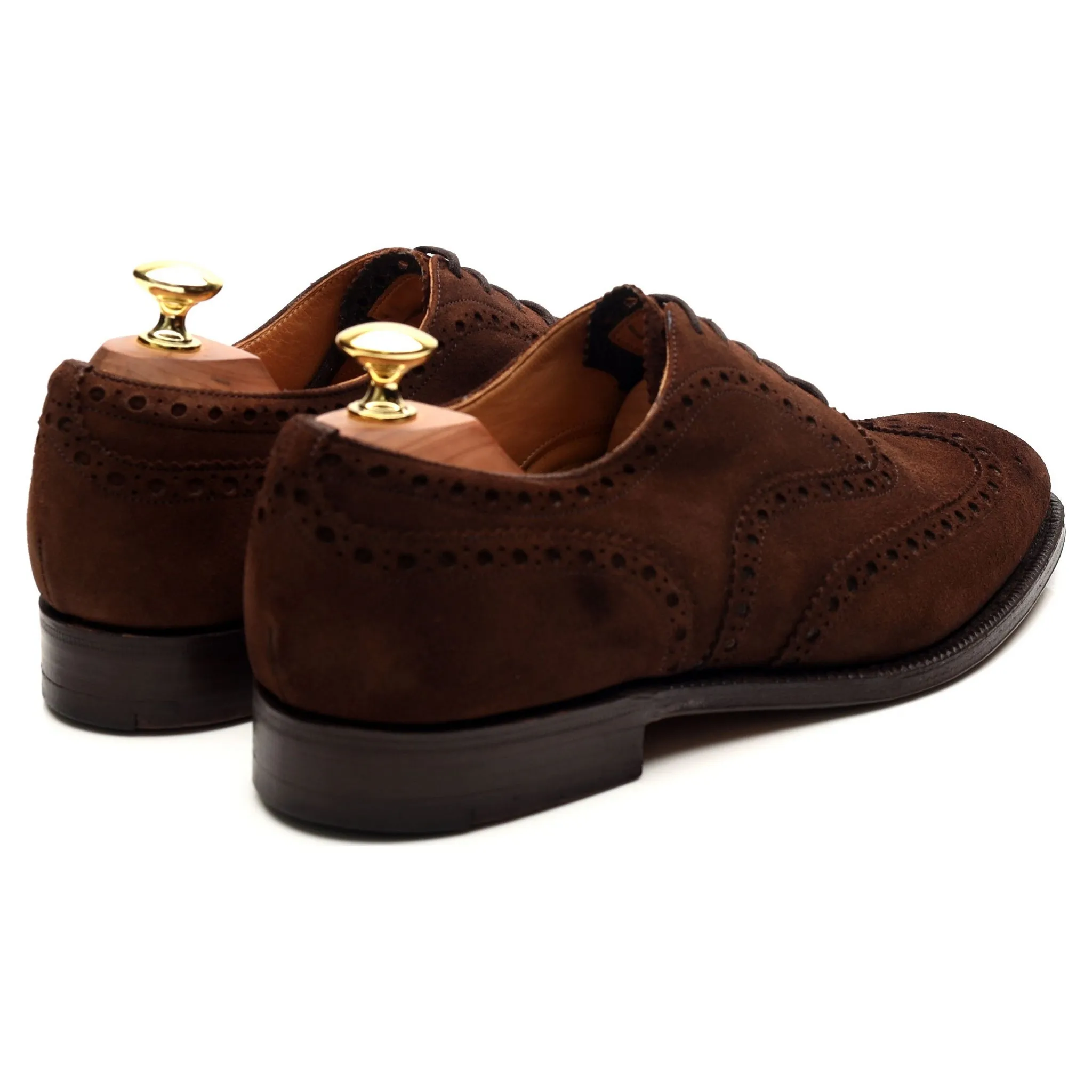 'Buck' Brown Suede Brogues UK 8.5 F