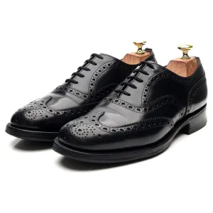 'Burwood' Black Leather Brogues UK 7 F