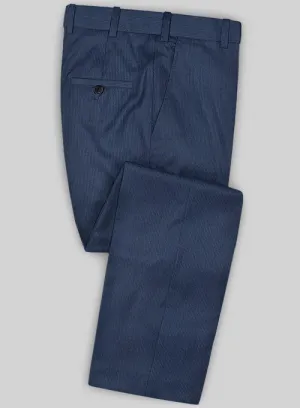 Caccioppoli Sun Dream Kara Blue Wool Silk Pants