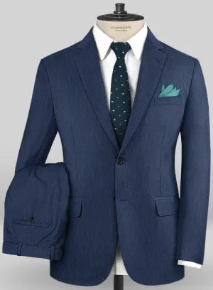 Caccioppoli Sun Dream Kara Blue Wool Silk Suit