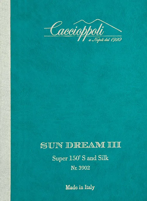 Caccioppoli Sun Dream Papina Casa Blue Wool Silk Pants