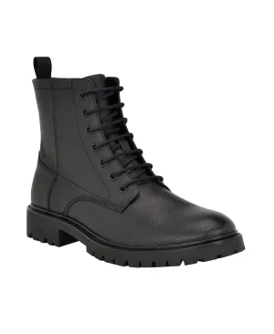 Calvin Klein Men's Lealin Lace-Up Lug Sole Boots