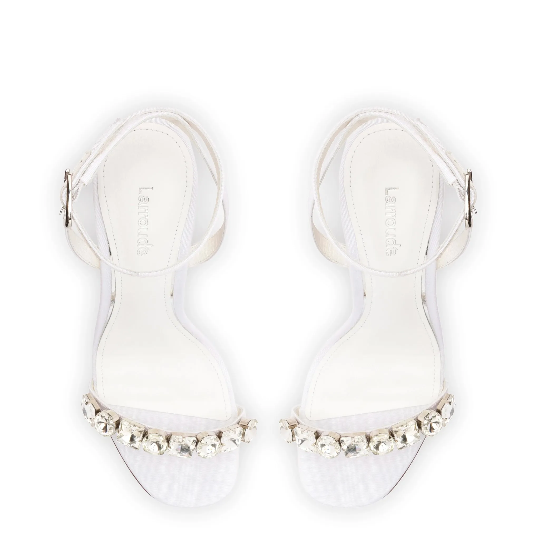 Calypso Sandal In White Fabric