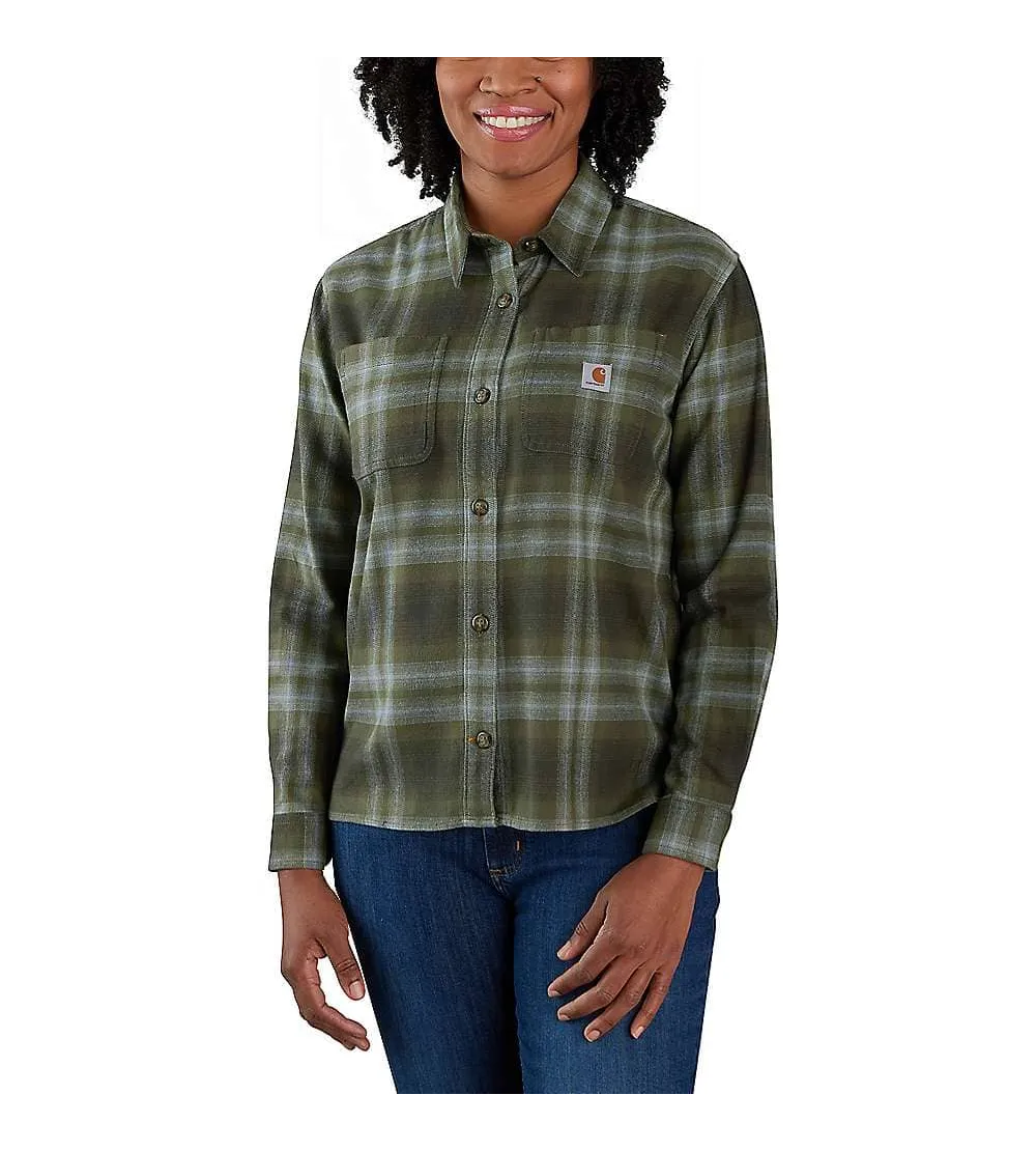 Carhartt Damen Flannel Hemd Karohemd Holzfällerhemd 105574