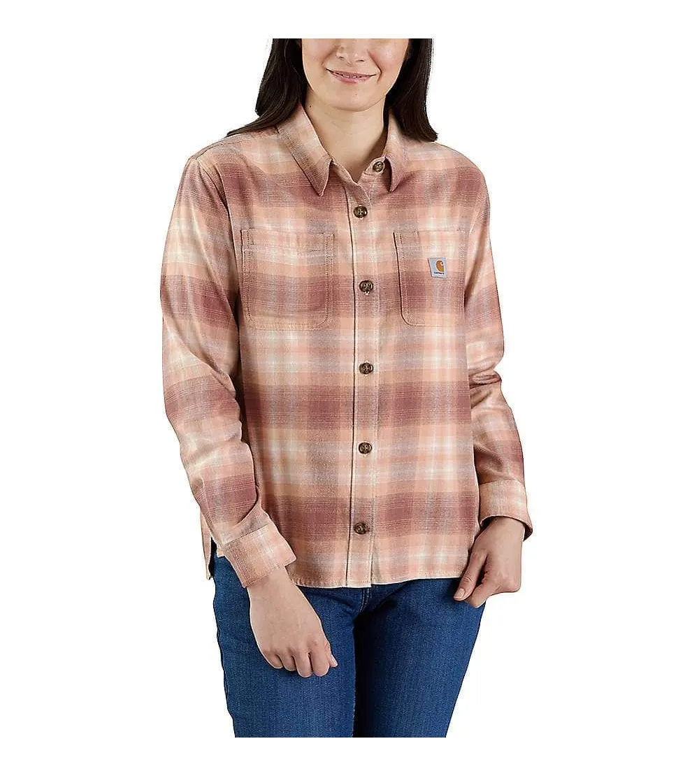 Carhartt Damen Flannel Hemd Karohemd Holzfällerhemd 105574