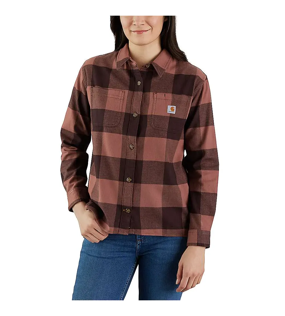 Carhartt Damen Flannel Hemd Karohemd Holzfällerhemd 105574