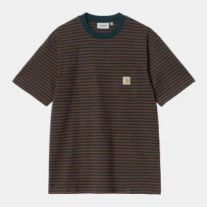 Carhartt WIP Verner Pocket T-Shirt - Duck Blue / Offroad