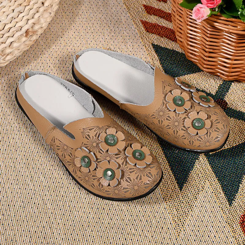 Cilool Low-cut Hollow Flower  Women's Single Shoes