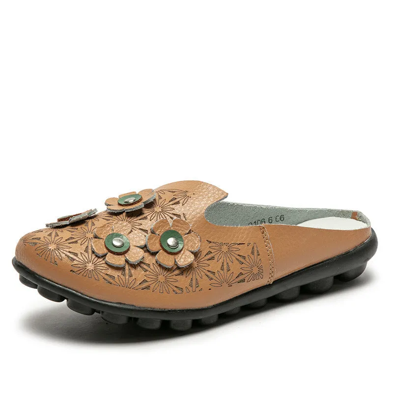 Cilool Low-cut Hollow Flower  Women's Single Shoes