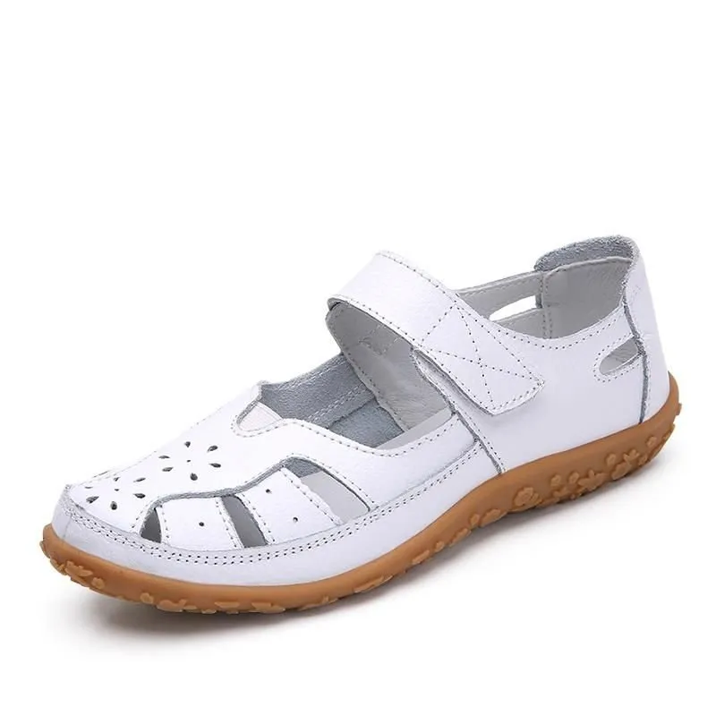 Cilool Split Casual Loafers Closed Toe  Comfortable Walking  Sandals