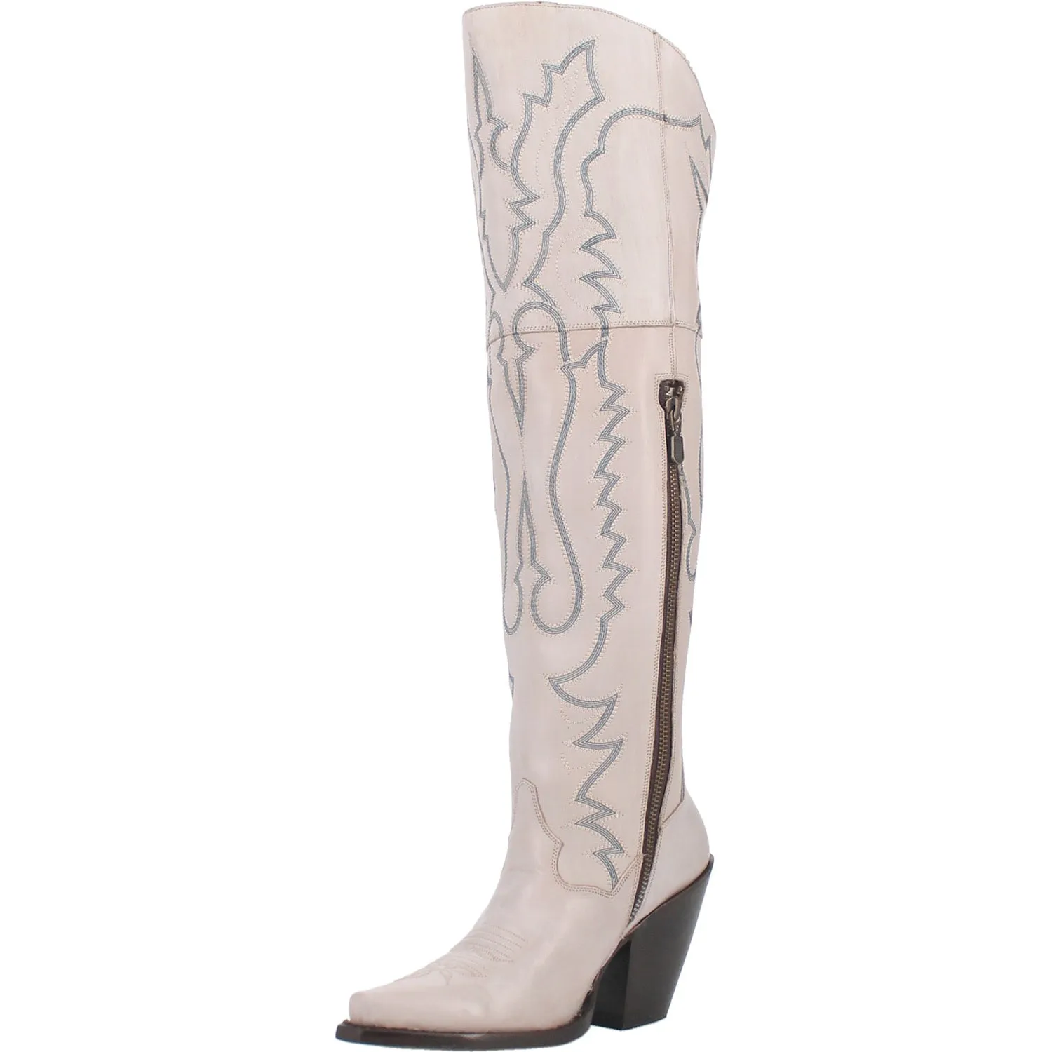 Dan Post Womens Loverly Fashion Boots Leather White