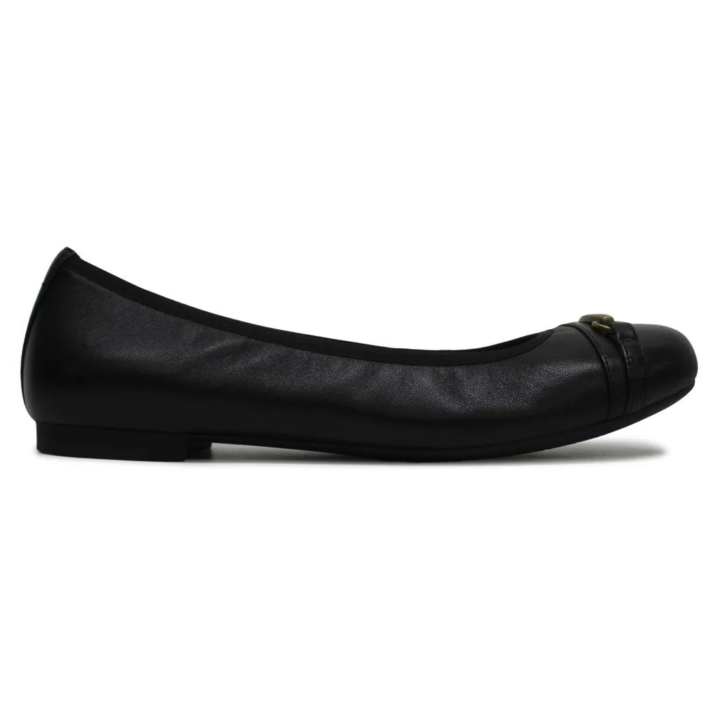 Delanie Leather Textile Women's Ballet Shoes