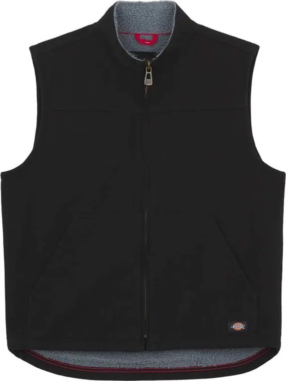 Dickies Men&#x27;s Duck Sherpa Lined Vest Rinsed Black | Buy Dickies Men&#x27;s Duck Sherpa Lined Vest Rinsed Black here | Outnorth