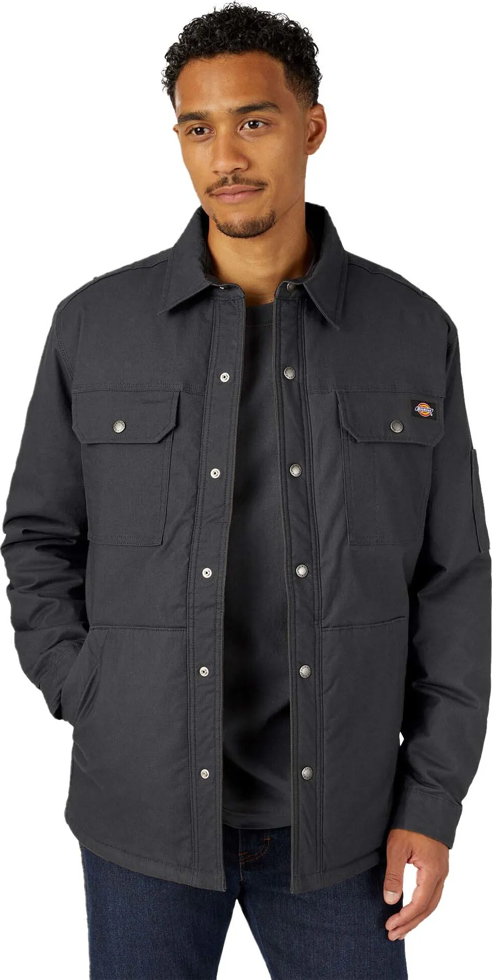 Dickies Men&#x27;s Flex Duck Shirt Jacket Black | Buy Dickies Men&#x27;s Flex Duck Shirt Jacket Black here | Outnorth