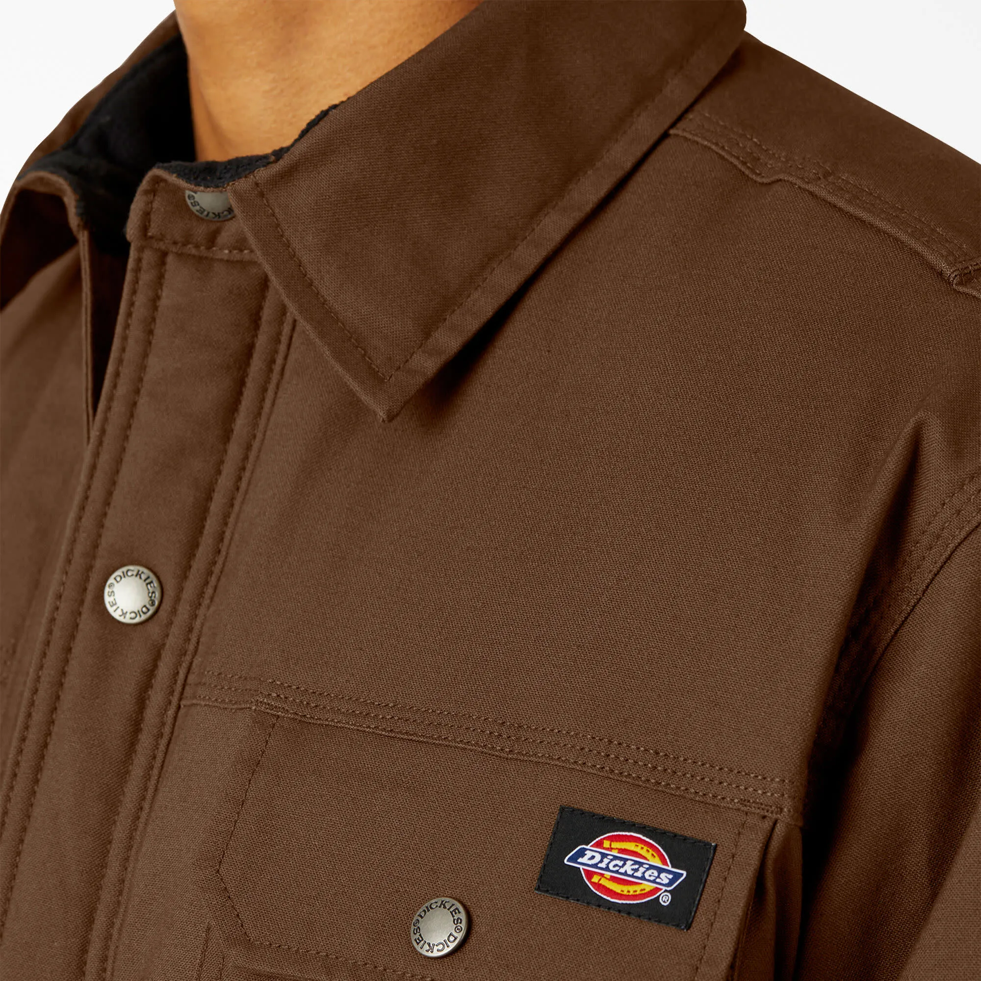 Dickies Men&#x27;s Flex Duck Shirt Jacket Timber | Buy Dickies Men&#x27;s Flex Duck Shirt Jacket Timber here | Outnorth