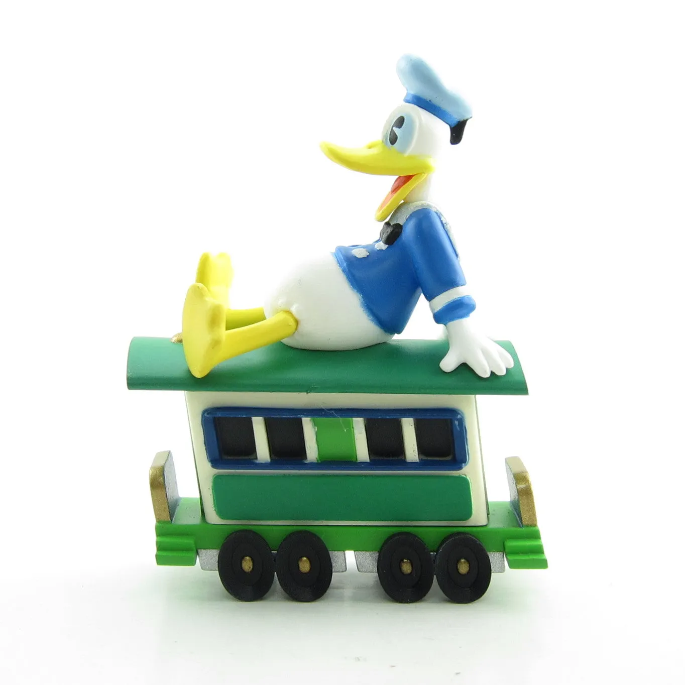 Donald's Passenger Car Hallmark 1998 Merry Miniatures Figurine Mickey Express #4