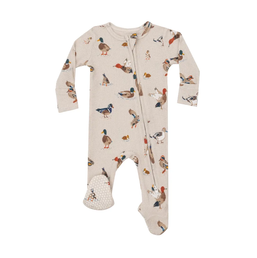 Ducks 2 Way Zipper Footie