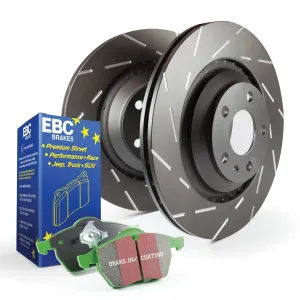 EBC Brakes S2KR1537 S2 Kits Greenstuff 2000 and USR Rotors; Incl. PN[DP21621/USR7162];