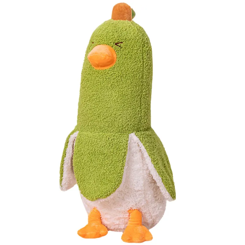 ELAINREN Green Banana Duck Plush Toy Cute Green Duck Stuffed Animal for Girls and Boys/19.7"