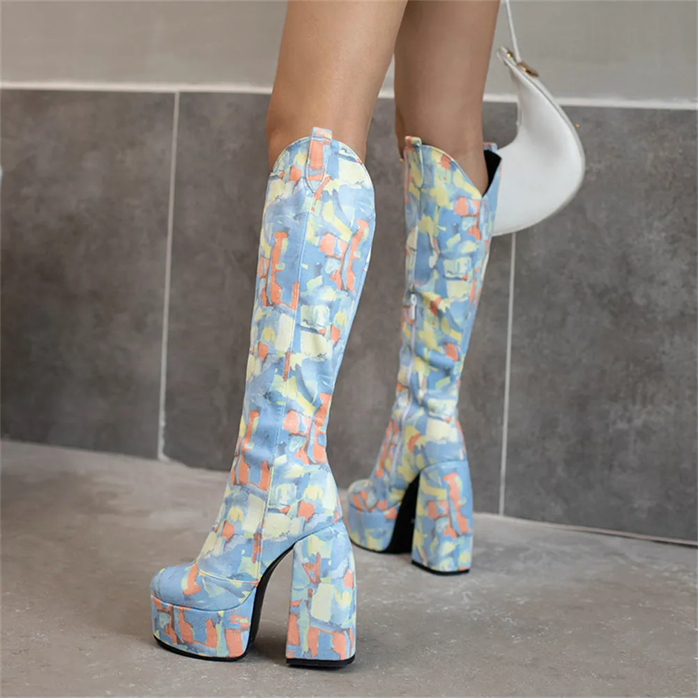 Elastic Boots Plus Size